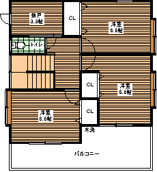 2階平面計画図